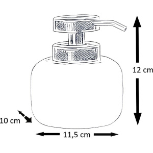 Дозатор Ridder Samira темно-зеленый