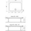 Поддон для душа Ravak Galaxy Pro Chrome Gigant Pro 110х80