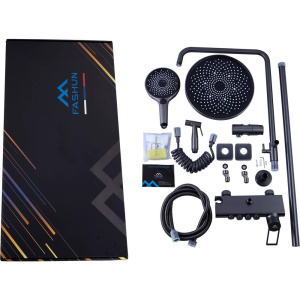 Душевая стойка Fashun A2483-17 графит