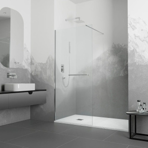 Душевая перегородка RGW Walk In WA-040 120х195, профиль хром