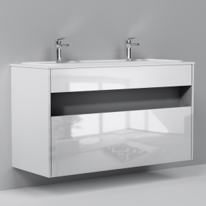 Купить Мебель для ванной AM.PM Func 120 белый глянец в Москве с доставкой Мебель для ванной AM.PM Func 120 белый глянец