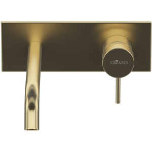 Смеситель для раковины Cezares Leaf BLI1-L-SR С ВНУТРЕННЕЙ ЧАСТЬЮ, sunrise