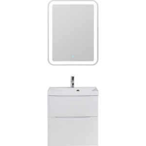 Тумба с раковиной BelBagno Marino H60 bianco lucido, 60 см