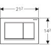 Кнопка смыва Geberit Omega 30 115.080.KJ.1 белая, хром