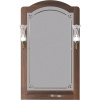 Зеркало Opadiris Лоренцо 60 светлый орех, с полкой и выключателем