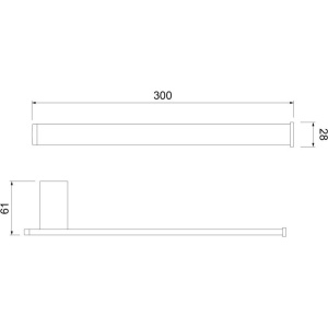 Купить Полотенцедержатель Timo Torne 43050/03 черный матовый в Москве с доставкой Полотенцедержатель Timo Torne 43050/03 черный матовый