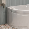 Акриловая ванна 1MarKa Diana R 170x105 см, угловая, с каркасом, асимметричная