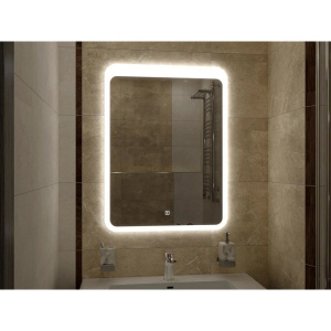 Купить Зеркало CONTINENT Lacio 60х80, с подсветкой в Москве с доставкой Зеркало CONTINENT Lacio 60х80, с подсветкой