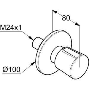 Купить Переключатель потоков Kludi Balance 528470575 на два потребителя в Москве с доставкой Переключатель потоков Kludi Balance 528470575 на два потребителя