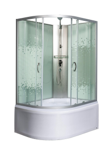 Душевая кабина с поддоном Асимметрия МОНОМАХ Б/К 100/80/44 МЗ R (10000005830)