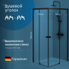 Душевой уголок AM.PM X-Joy W94G-403-10080-BТ 100х80 см, профиль черный матовый