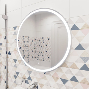 Купить Зеркало круглое DIWO Ростов 70 с подсветкой светодиодной, сенсорное управление, круглое, настенное в Москве с доставкой Зеркало круглое DIWO Ростов 70 с подсветкой светодиодной, сенсорное управление, круглое, настенное