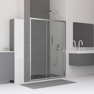 Душевая дверь в нишу RGW Classic CL-14 160, профиль глянцевый хром