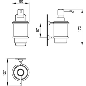 Дозатор Timo Nelson 150038/00