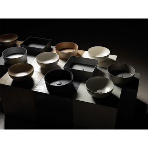 Раковина Hatria Happy hour A0Y1VH02 черная матовая