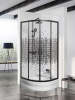 Душевое ограждение без поддона Черные МОНОМАХ ДУ 90/180 МЗ BL (10000008620)
