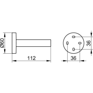 Купить Держатель для запасных рулонов Keuco Edition 90 19063 в Москве с доставкой Держатель для запасных рулонов Keuco Edition 90 19063