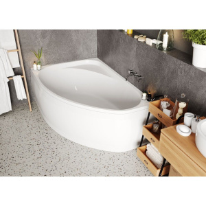 Купить Акриловая ванна Vagnerplast Hapi L 170x110 см, угловая, с каркасом, асимметричная в Москве с доставкой Акриловая ванна Vagnerplast Hapi L 170x110 см, угловая, с каркасом, асимметричная