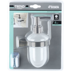Дозатор Fixsen Trend Graphite 98012 черный графит