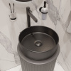 Смеситель для раковины Hansgrohe Finoris 260 76070670 матовый черный