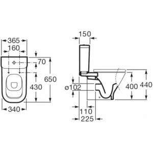 Купить Сливной бачок для унитаза Roca GAP 34147000Y в Москве с доставкой Сливной бачок для унитаза Roca GAP 34147000Y