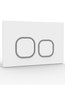 Кнопка для инсталляции белая WeltWasser BAMBERG WT (10000010289)