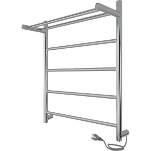 Полотенцесушитель электрический Indigo Line LСLE60-50PR с полкой, серебристый