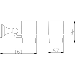 Стакан Rav Slezak Morava MKA0201 хром