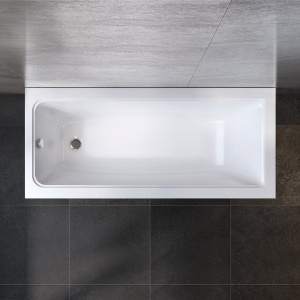 Акриловая ванна AM.PM Gem 170x75 см, с каркасом
