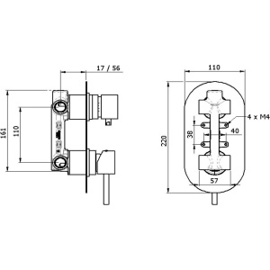Купить Смеситель для ванны с душем Remer X Style X92 С ВНУТРЕННЕЙ ЧАСТЬЮ в Москве с доставкой Смеситель для ванны с душем Remer X Style X92 С ВНУТРЕННЕЙ ЧАСТЬЮ