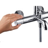 Душевая стойка Hansgrohe Vernis Shape 26284000 Showerpipe 230 1jet с термостатом, хром