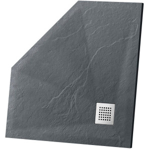 Купить Поддон для душа Vincea VST-4SP1010A антрацит, с сифоном в Москве с доставкой Поддон для душа Vincea VST-4SP1010A антрацит, с сифоном