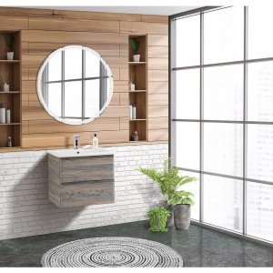 Купить Тумба с раковиной BelBagno Albano-Cer 60 подвесная, pino scania в Москве с доставкой Тумба с раковиной BelBagno Albano-Cer 60 подвесная, pino scania