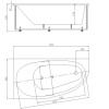 Акриловая ванна Aquatek Дива 170х90 DIV170-0000002 левая