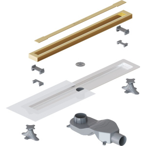 Душевой трап (лоток) Boheme Premium Trendy 60 см, золото