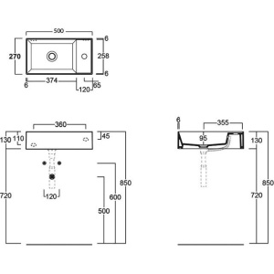 Купить Рукомойник Simas Agile AG50 nero matt*1 черный матовый в Москве с доставкой Рукомойник Simas Agile AG50 nero matt*1 черный матовый