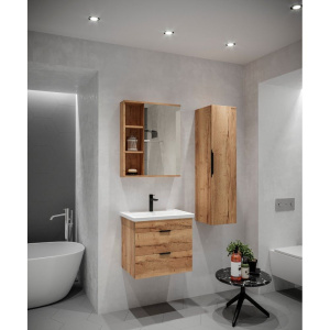 Зеркало-шкаф Grossman Форта 60 дуб галифакс, универсальный