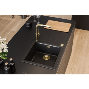 Купить Мойка кухонная Alveus Cadit Granital 40 carbon в Москве с доставкой Мойка кухонная Alveus Cadit Granital 40 carbon