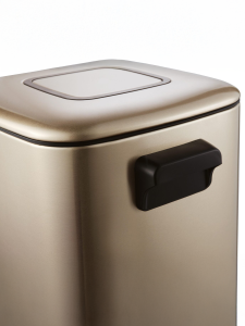 Педальное ведро Матовая сталь WeltWasser MILA MT 12L (10000000886)