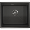 Мойка кухонная Granula Kitchen Space 5045U, черный матовый