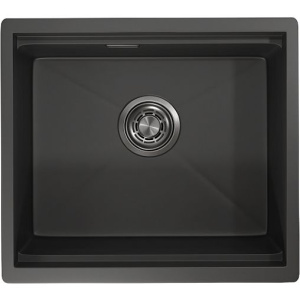 Мойка кухонная Granula Kitchen Space 5045U, черный матовый