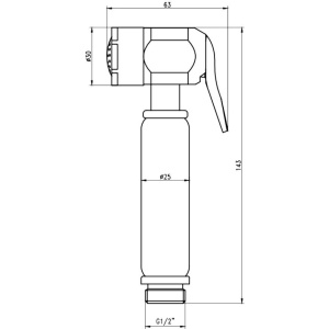 Гигиенический душ Savol SK-PQT08B