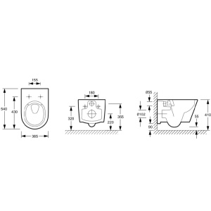 Купить Унитаз подвесной Jacob Delafon Bastille EDAB102-00 безободковый в Москве с доставкой Унитаз подвесной Jacob Delafon Bastille EDAB102-00 безободковый