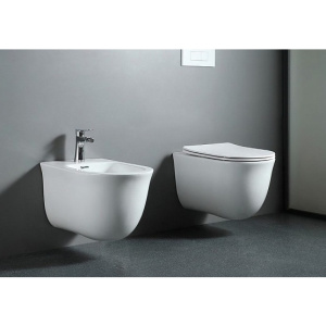 Унитаз подвесной с сиденьем микролифт Aquatek Классик AQ1112-00 безободковый