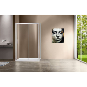 Душевой уголок Vincea Garda VSR-1G9014CL 140x90 см, профиль хром, стекло прозрачное