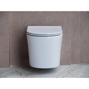 Унитаз подвесной Ceramicanova Balearica Rimless CN6000 белый