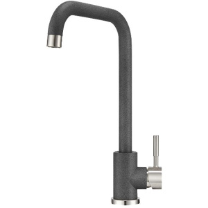 Купить Комплект Мойка кухонная Granula 6503, графит + Смеситель ST-4033, графит в Москве с доставкой Комплект Мойка кухонная Granula 6503, графит + Смеситель ST-4033, графит