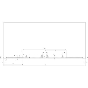 Душевая дверь в нишу Ravak 10° 10DP4-120 Transparent, профиль белый