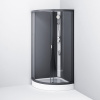 Душевая кабина AM.PM X-Joy W88C-301-090GG без крыши, графит