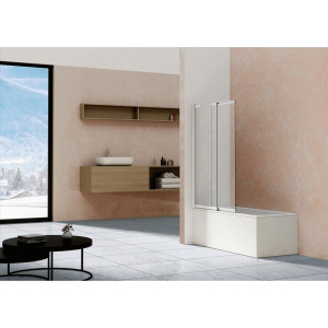 Купить Шторка на ванну Vincea VSB-1E100CL 100 см, профиль хром, стекло прозрачное в Москве с доставкой Шторка на ванну Vincea VSB-1E100CL 100 см, профиль хром, стекло прозрачное